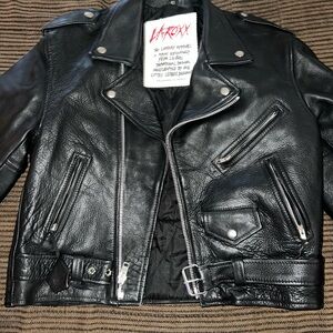 Black Leather Performance Jacket